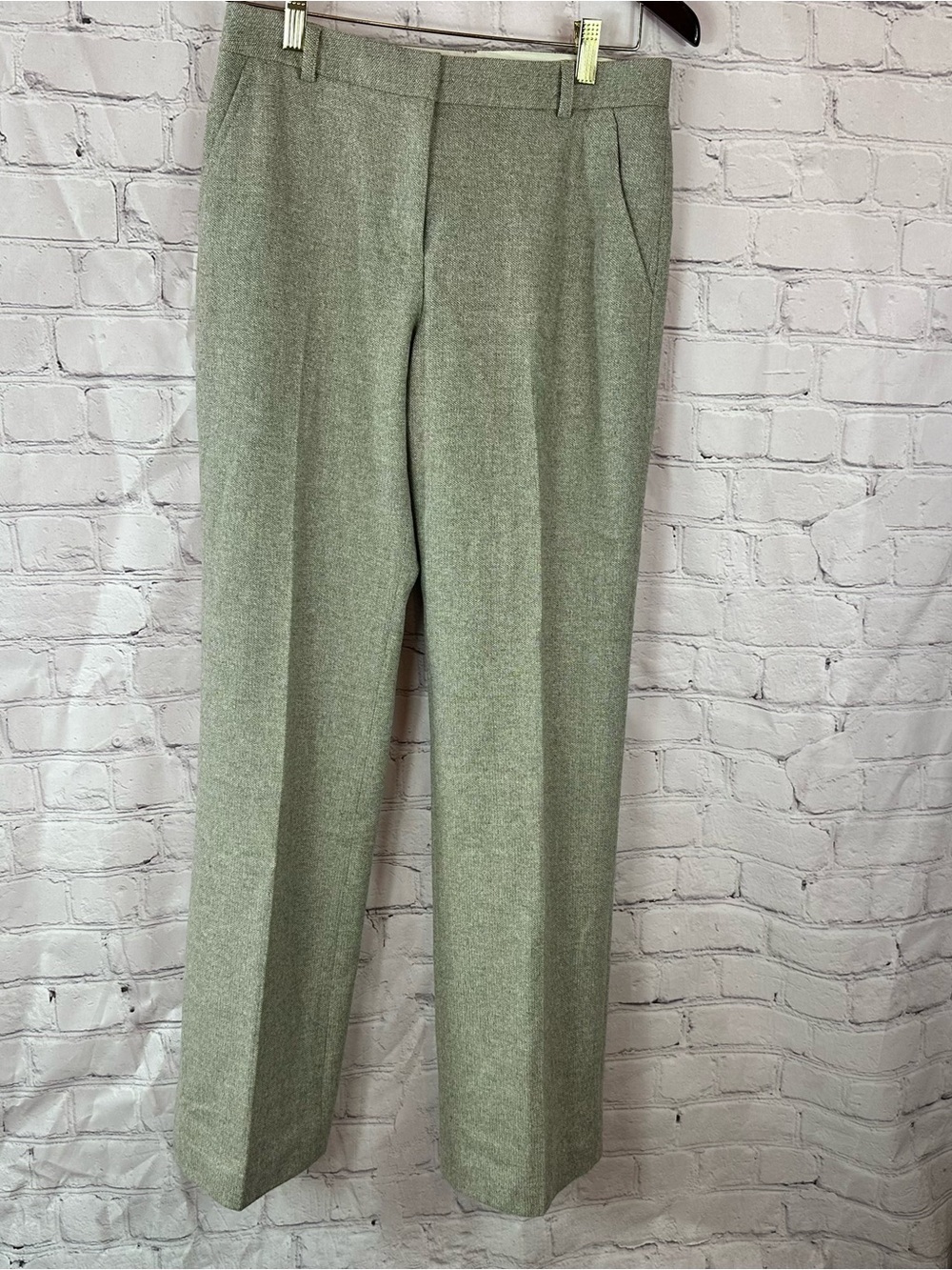 J. Crew Wool Blend dress Trousers women 2 straight leg polished workwear office